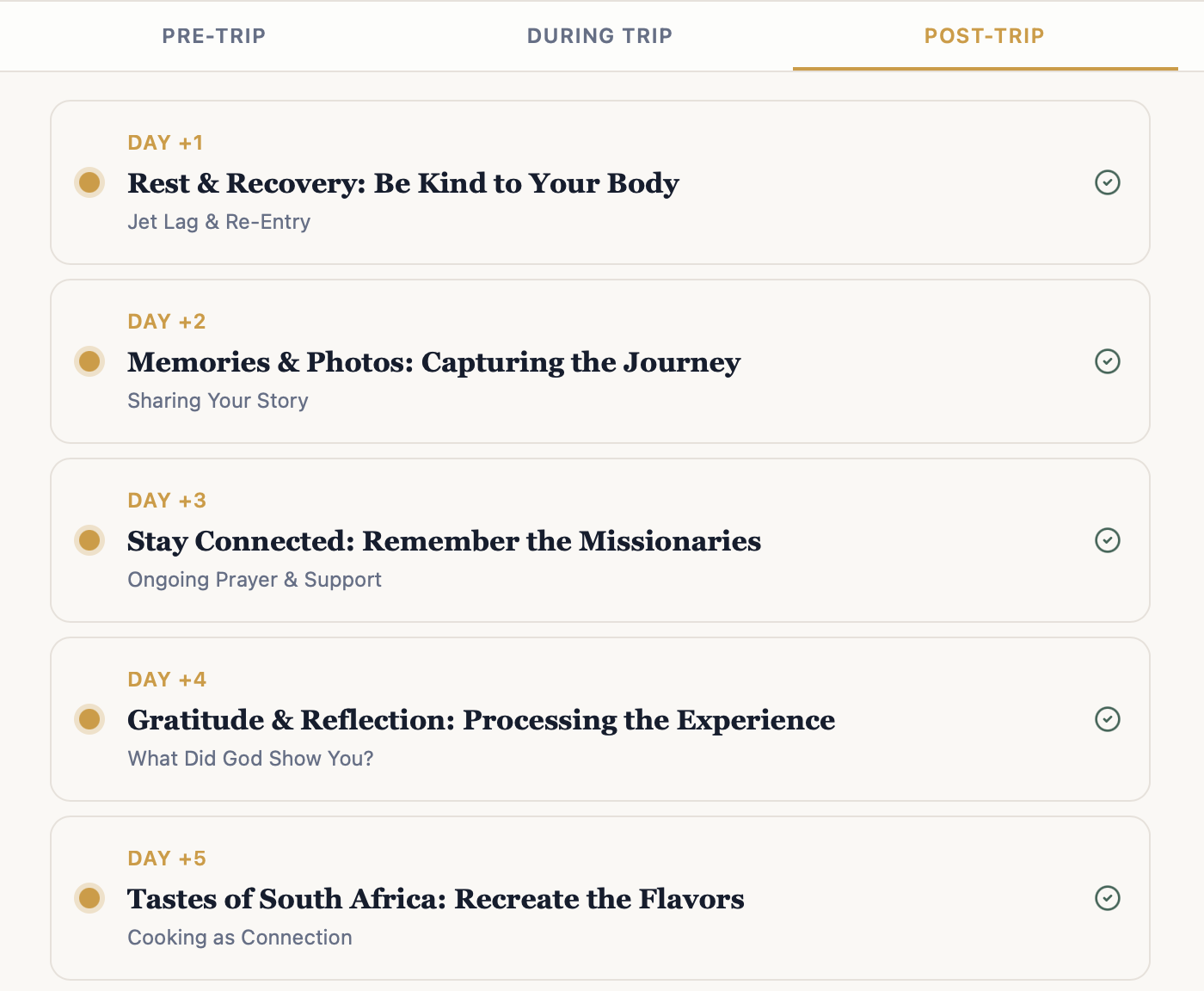 Reflecting after a trip with WovenArc